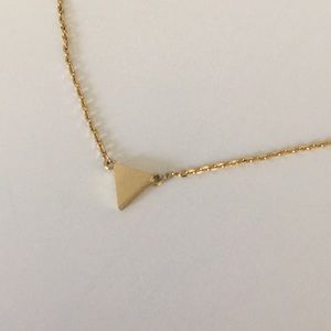 Dainty Triangle Necklace